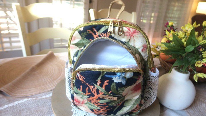 Coastal Garden Waterproof Canvas Mini Backpack - Image 4