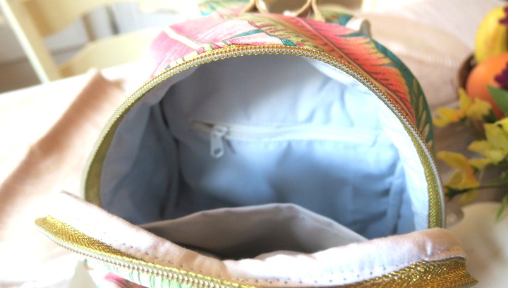 Tropical Paradise Waterproof Canvas Mini Backpack - Image 4